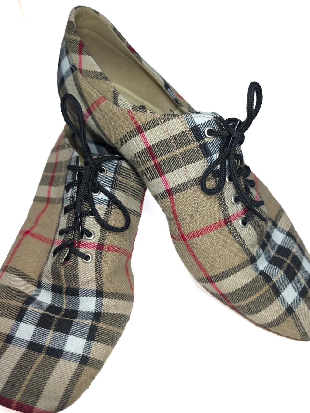 Galex 1205 Flexi Beige Grid Practice Dance Shoes Size 7 $210